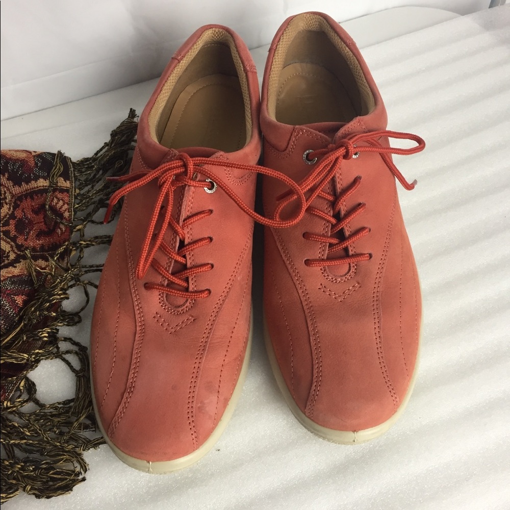 Hotter Comfort Lace Up Women Shoes Size 9.5 Mauve.   (B-002)